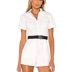 superdown Utility Romper NWT